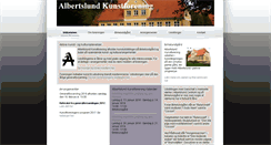 Desktop Screenshot of albkunst.dk